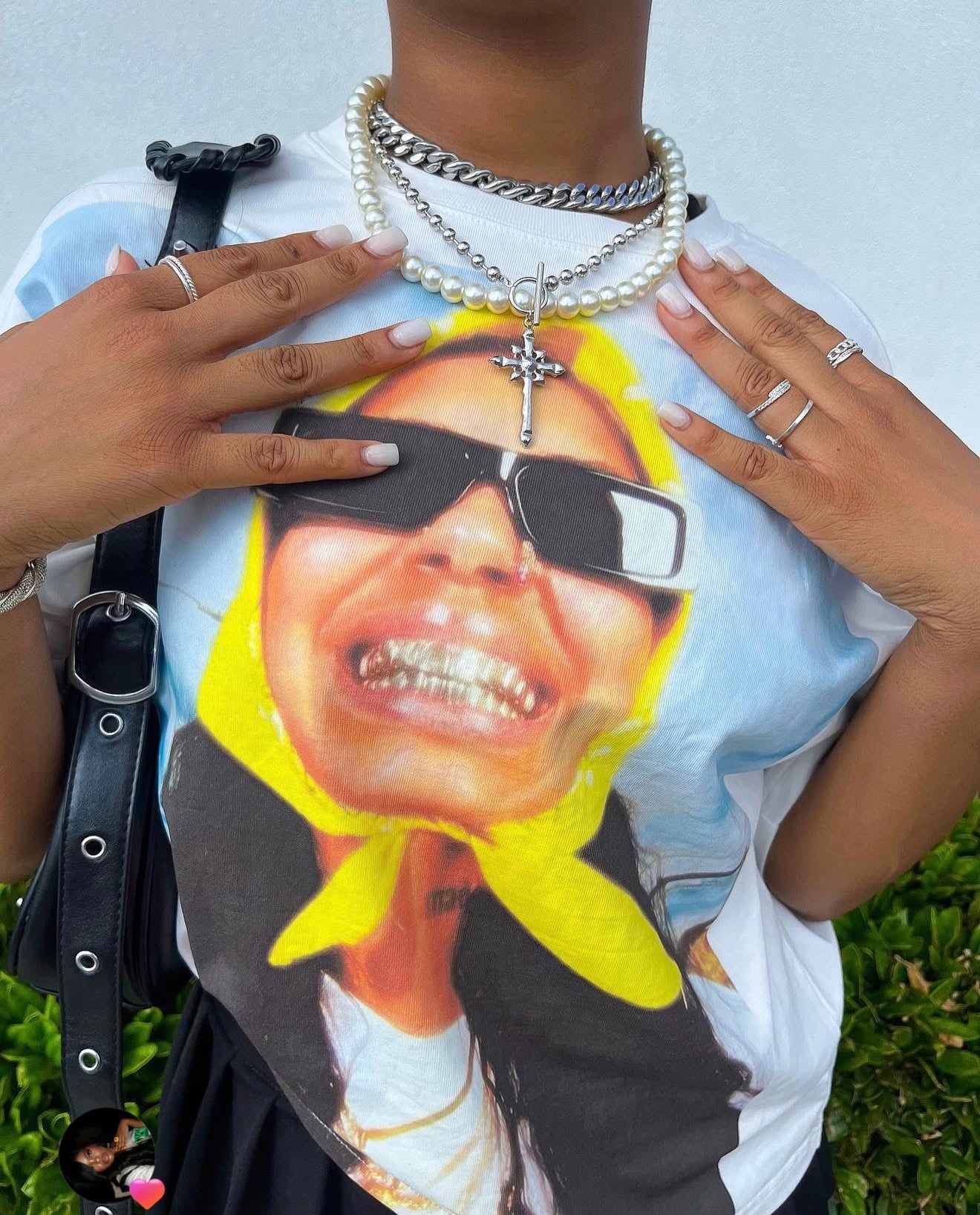 Gio Oversized graphic tee