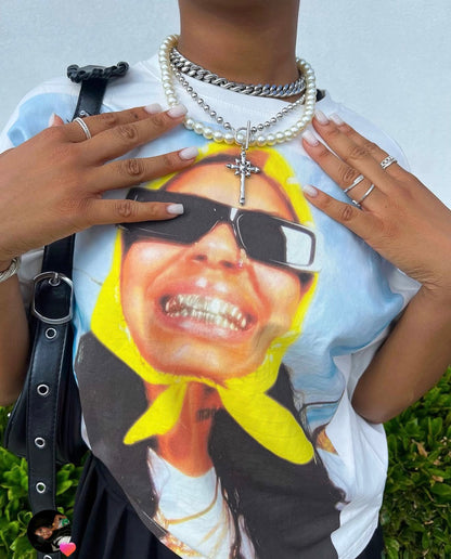 Gio Oversized graphic tee